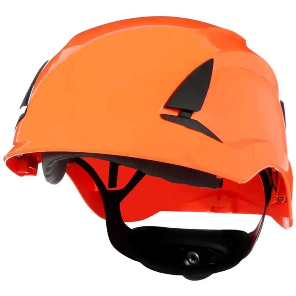3M X5507NVE-CE casque de protection SecureFit orange, non ventilé