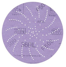 [17490] 3M 360L disque abrasif Hookit P240 150mm multitrous