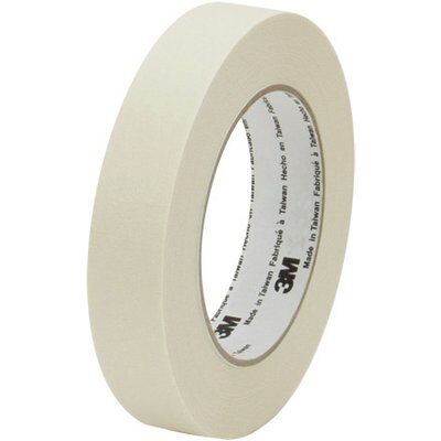 [17907] 3M 2120E ruban adhésif de masquage papier crêpé chamois 0.12 24mm x 50m