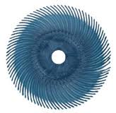 [08720] 3M RB-ZB 30122 radial bristle type C P400 blue 50mm