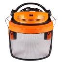 3M G500V5CH510-OR serre-tête orange avec visière et casque, 26dB