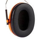 3M G500V5CH510-OR serre-tête orange avec visière et casque, 26dB