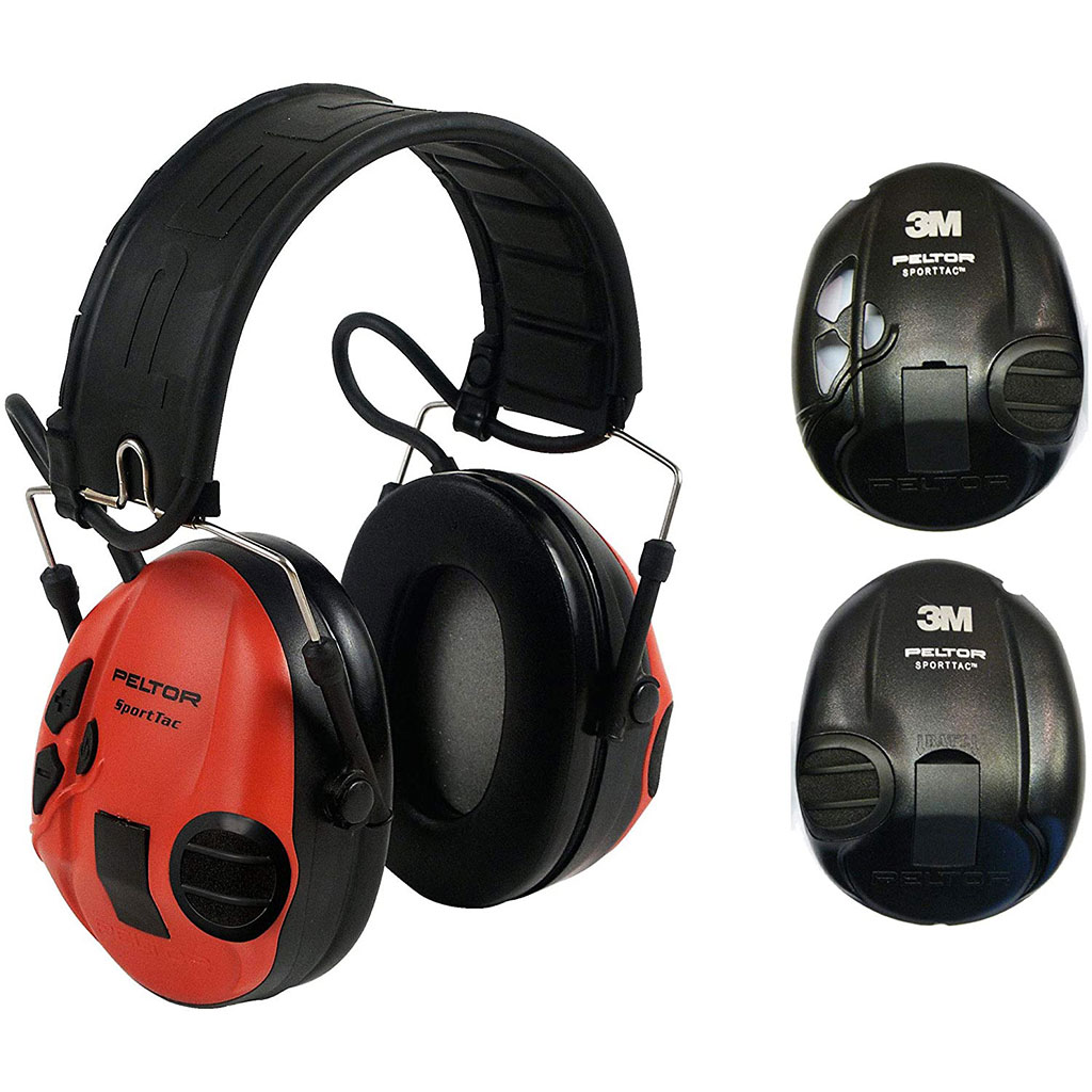 3M PELTOR MT16H210F-478-RD casque antibruit SPORTAC chasse, 26dB