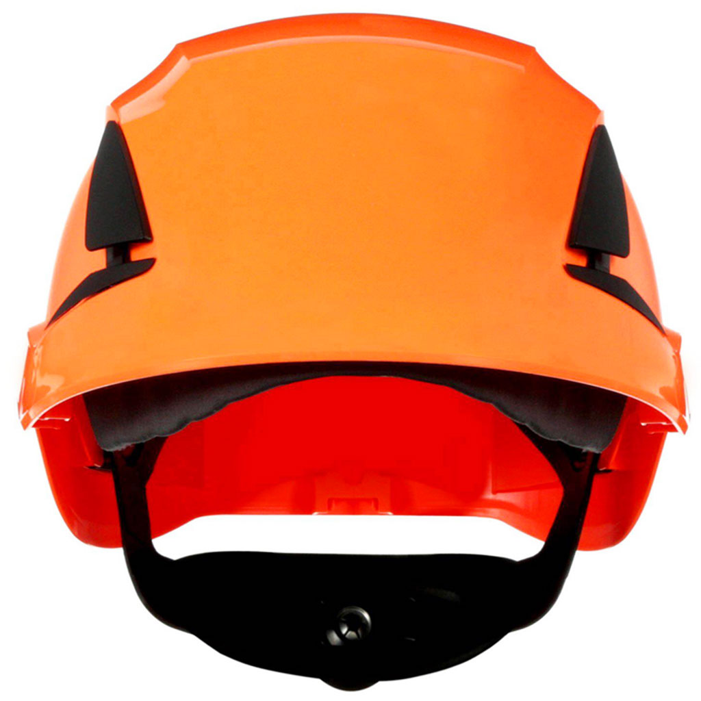 3M X5507NVE-CE casque de protection SecureFit orange, non ventilé