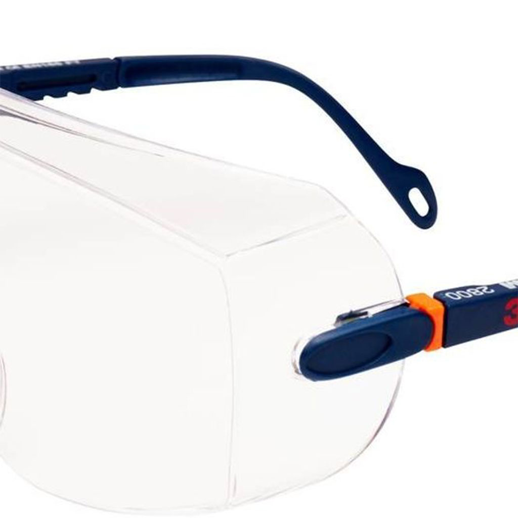 3M 2800 surlunettes de sécurité, verre clair