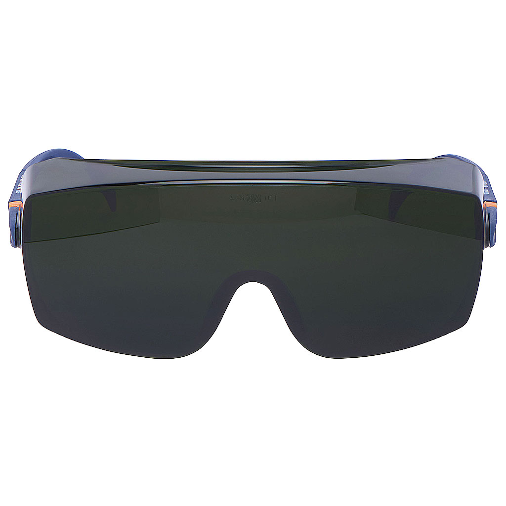 3M 2805 surlunettes de sécurité, verre vert sombre