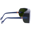 3M 2805 surlunettes de sécurité, verre vert sombre