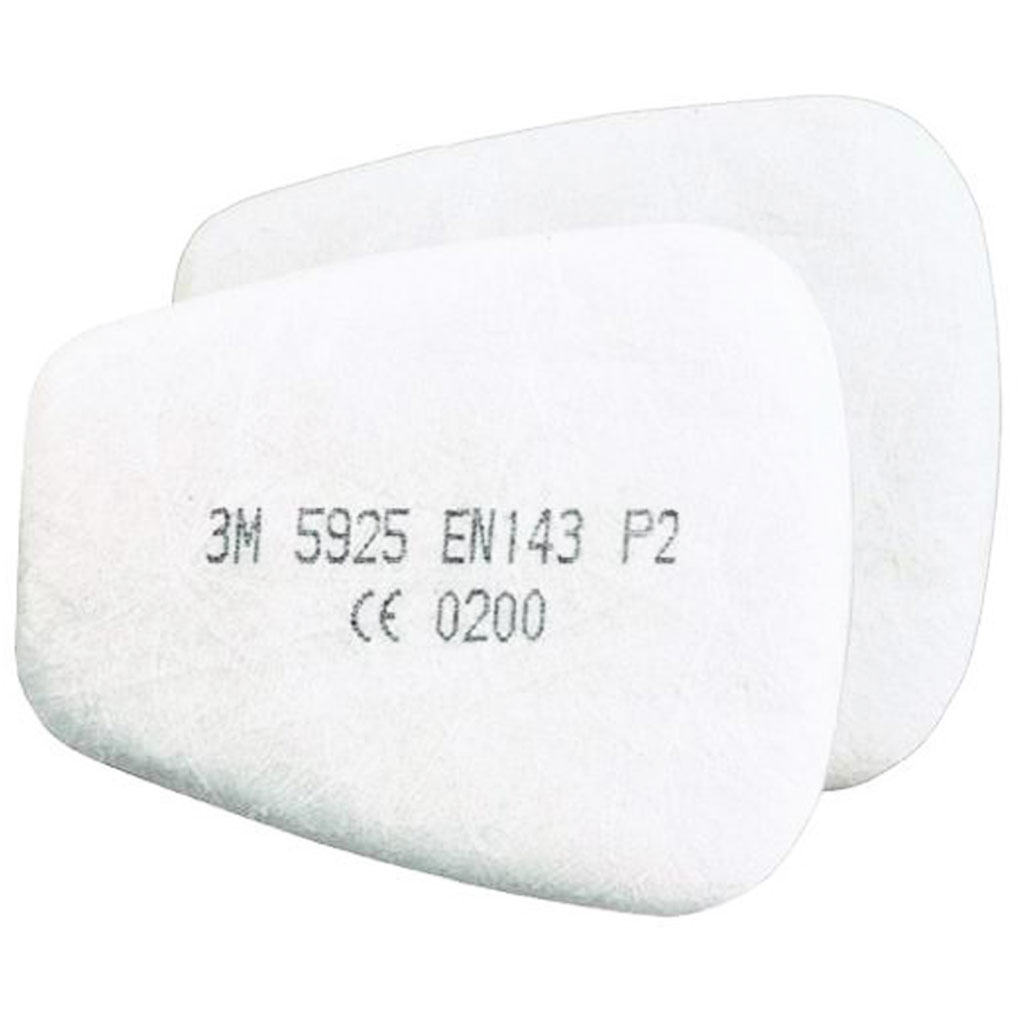 3M 5925 filtre antipoussière P2R pour masque série 6000 et 7000