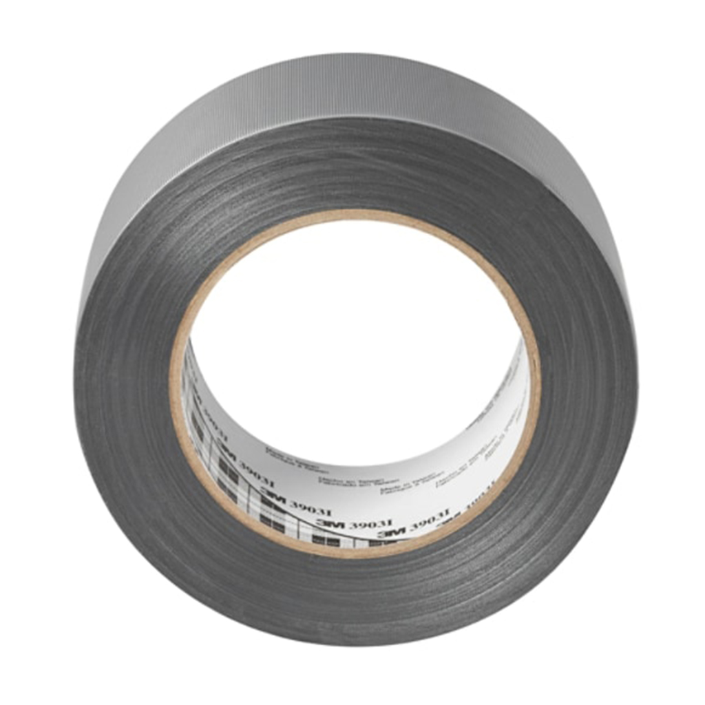 3M 3903i ruban adhésif toilé argent 0.15 50mm x 50m