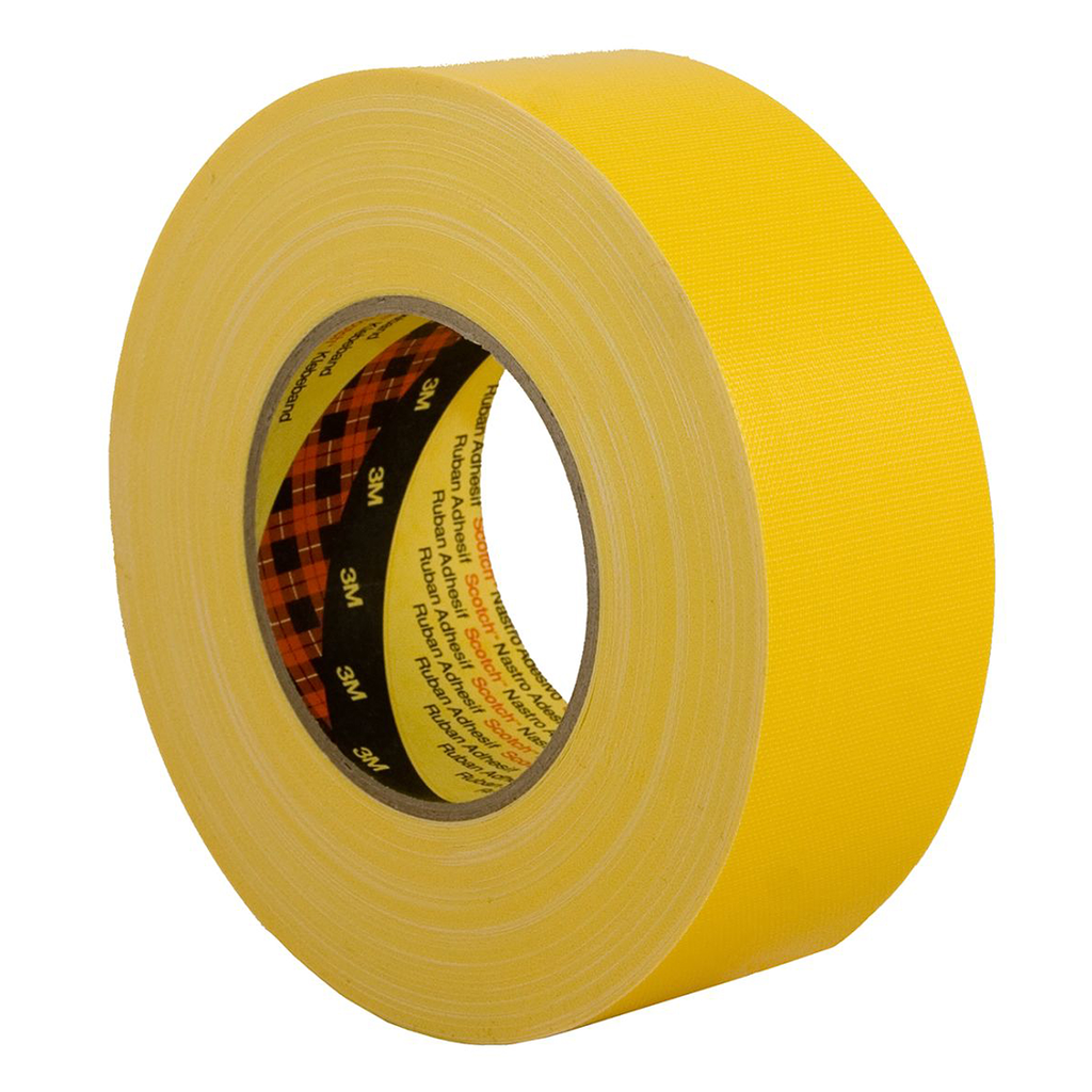 3M 2902 ruban adhésif tissu jaune 0.21 50mm x 50m