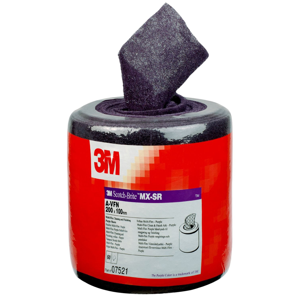 3M MX-SR 7521 pre-cut roll Scotch-Brite A Very-Fine 100mm x 200m