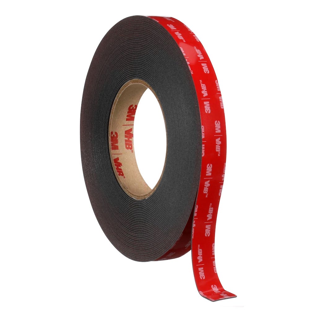 3M 5915-F double-sided adhesive foam tape acrylic VHB black 0.60 50mm x 33m