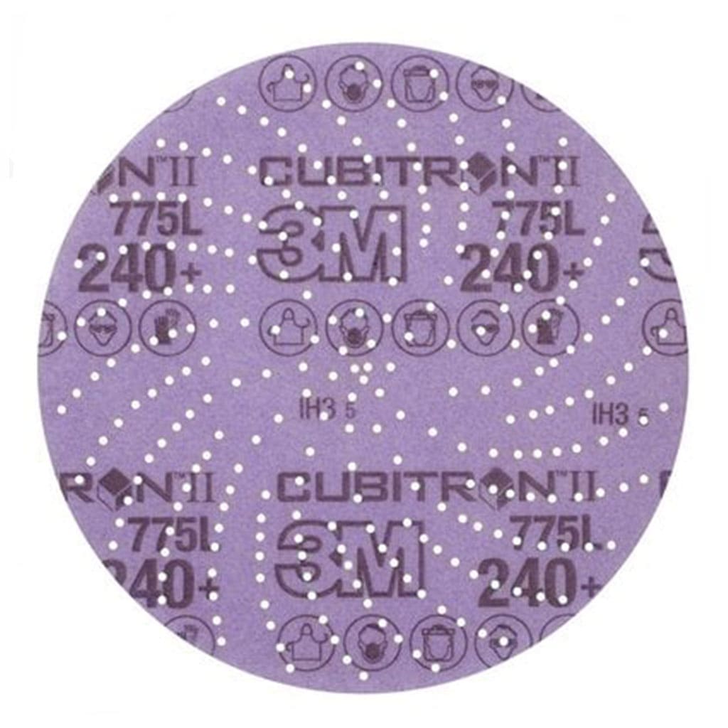 3M 775L Hookit disc Cubitron II P120 150mm multi-hole