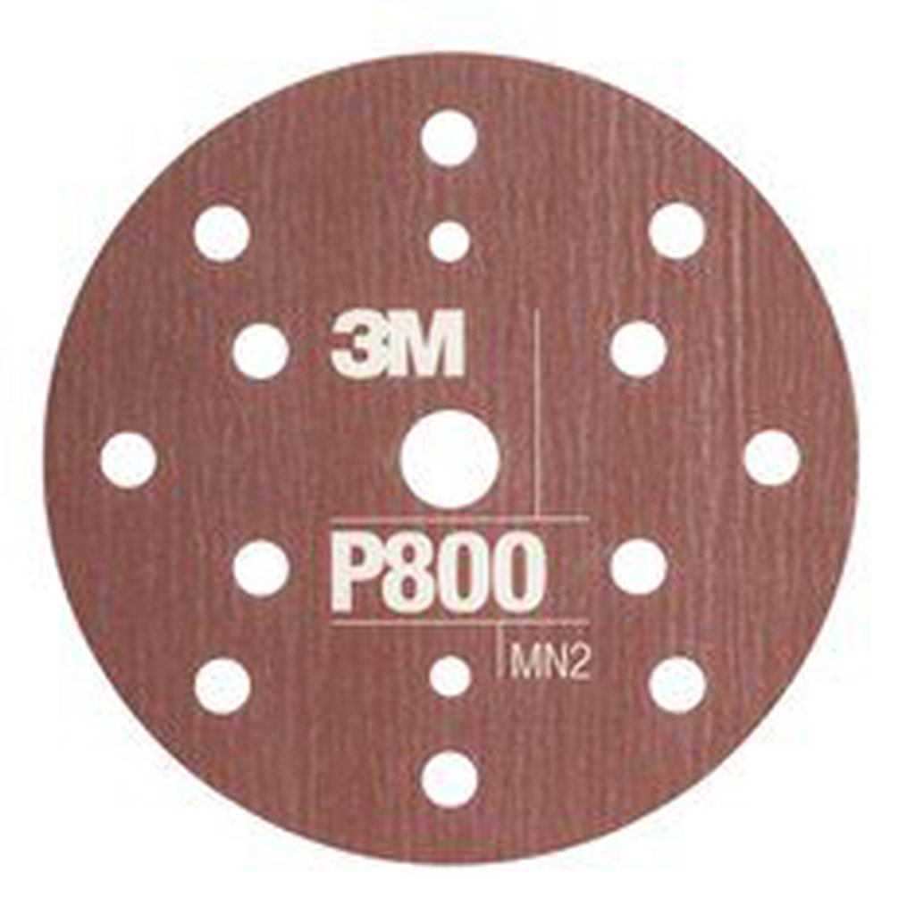 3M 270J Disco abrasivo P800 Hookit 150mm 15 fori