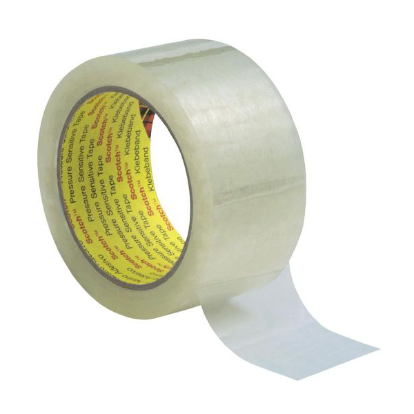 3M 6890 clear PVC packaging tape 0.050 50mm x 66m