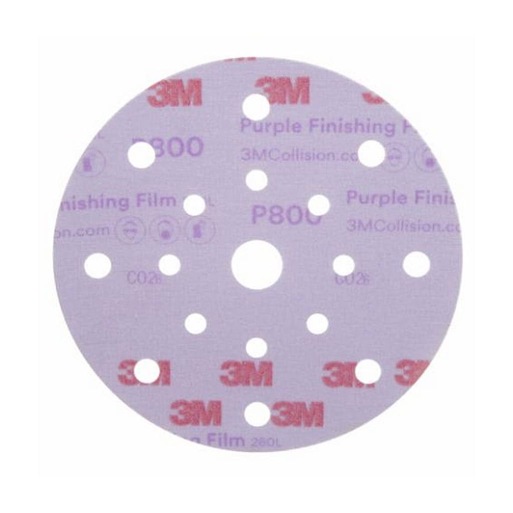 3M 260L Hookit P800 abrasive disc 150mm 17 holes