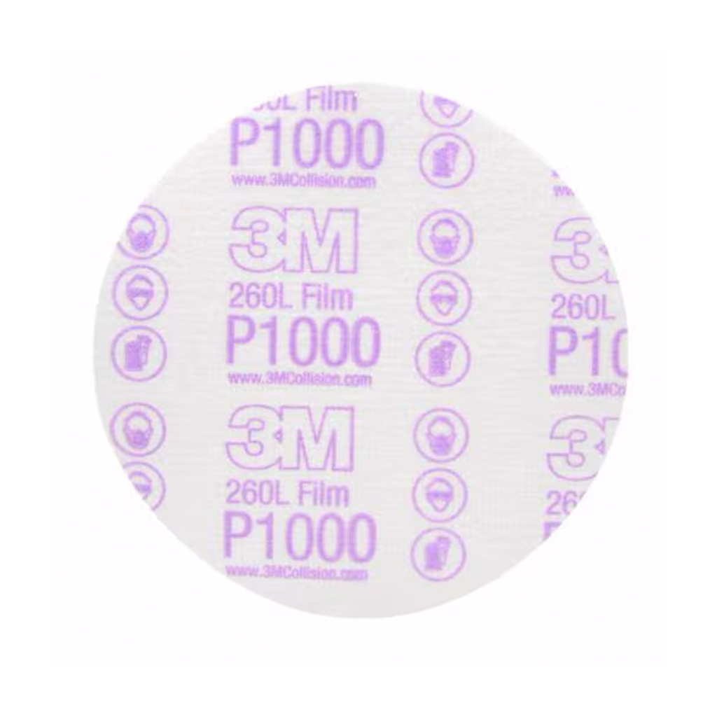 3M 260L P1000 microfinishing disc Hookit 75mm