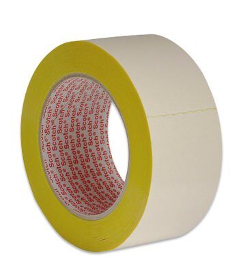 3M 9195 gelbes doppelseitiges Klebeband 0.13 mm, 50mm x 25m