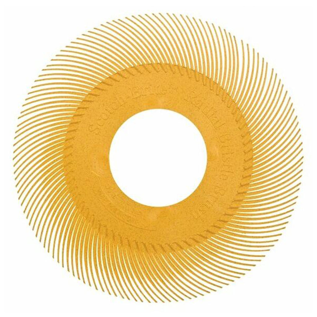 3M RB-ZB 27623 radial bristle refill type A P80 yellow 150mm