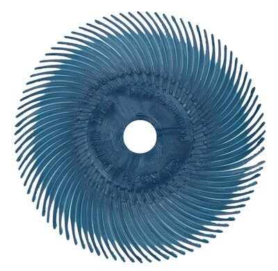 3M RB-ZB 30129 radial bristle type C P400 bleu 75mm