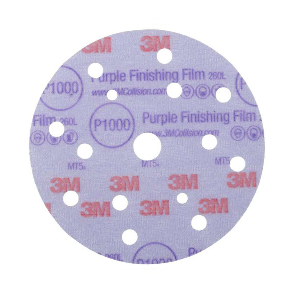 3M 260L Hookit P600 abrasive disc 150mm 15 holes