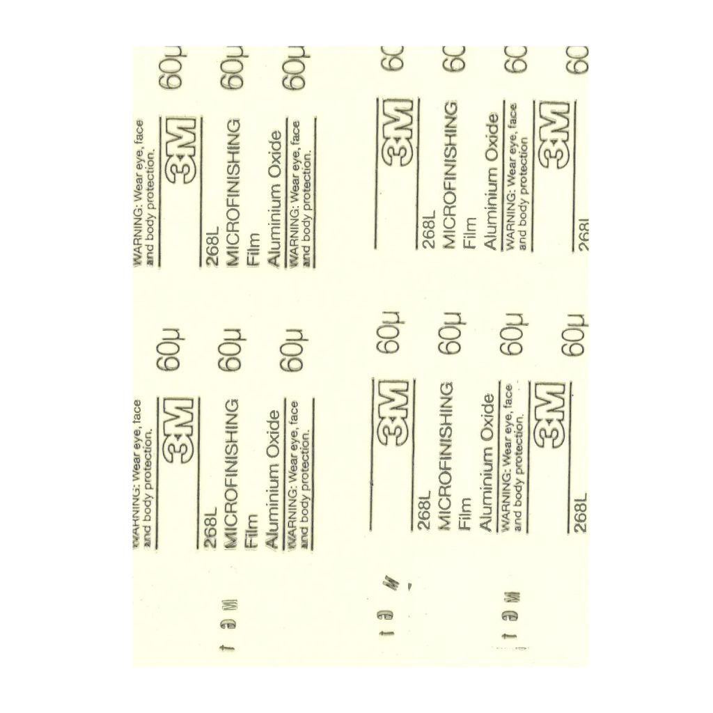 3M 268L IMF abrasive sheet 60mic 216 x 280mm PSA