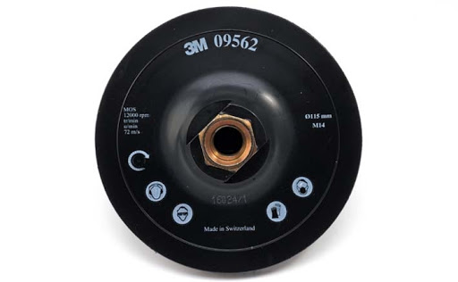 3M 09562 plateau de support Hookit M14 sans centre pin 115mm
