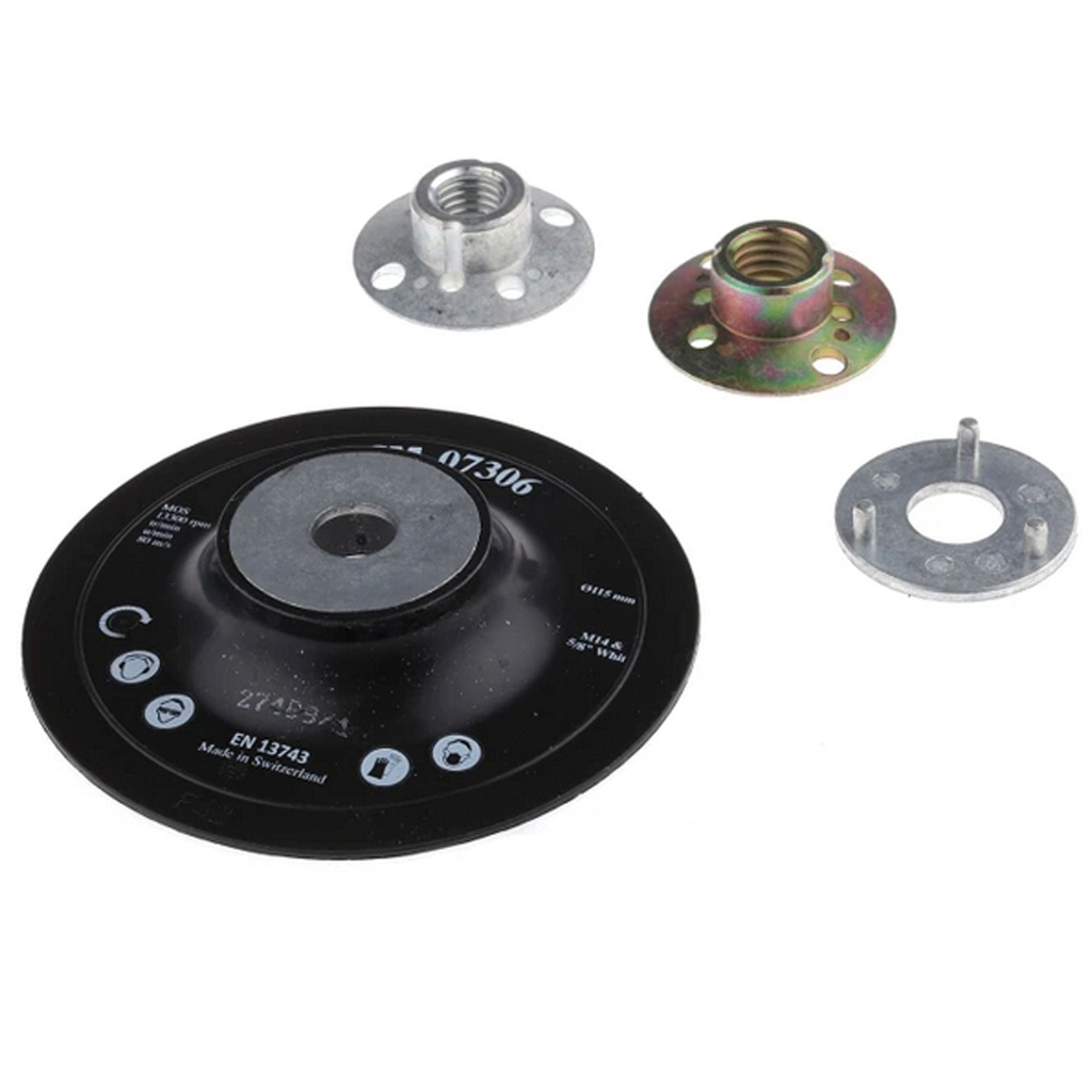 3M 64857 (formerly 07306) backing pad for fibre disc 115mm M14