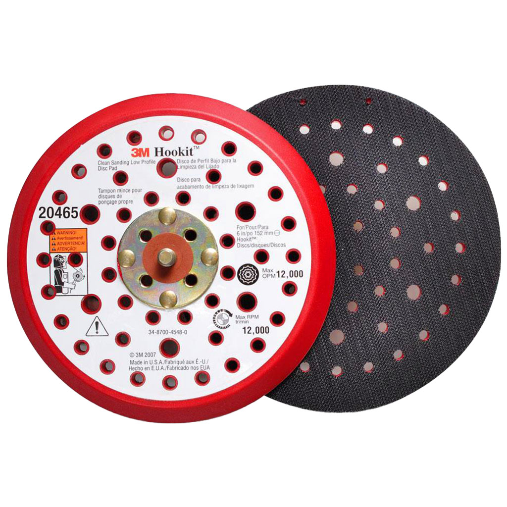 3M 20465 Hookit medium backing pad 150mm, multi-hole