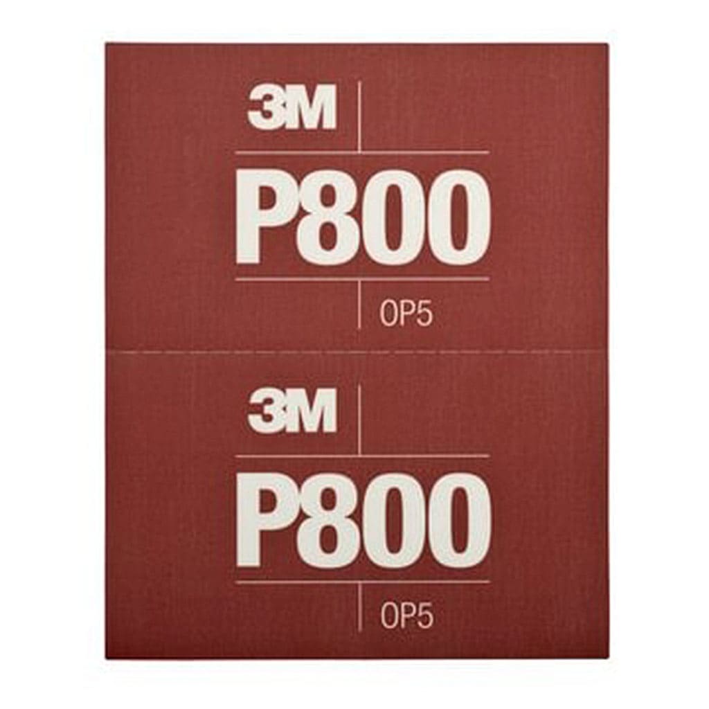 3M 34340 feuille abrasive flexible Hookit P800 marron 140 x 171mm