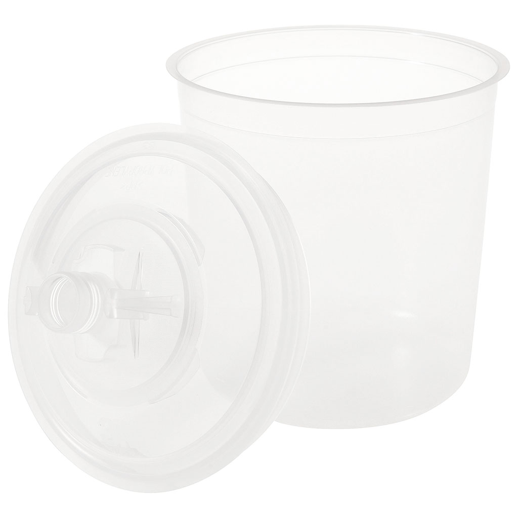 3M PPS 16000 Disposable Bag Set and Lids Standard 650ml 200 Microns