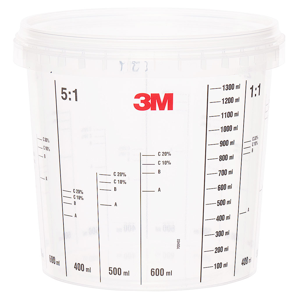 3M 50404 Mischbecher 1550 ml, Karton mit 90 Stück