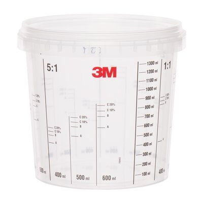 3M 50404 Mischbecher 1550 ml, Karton mit 90 Stück