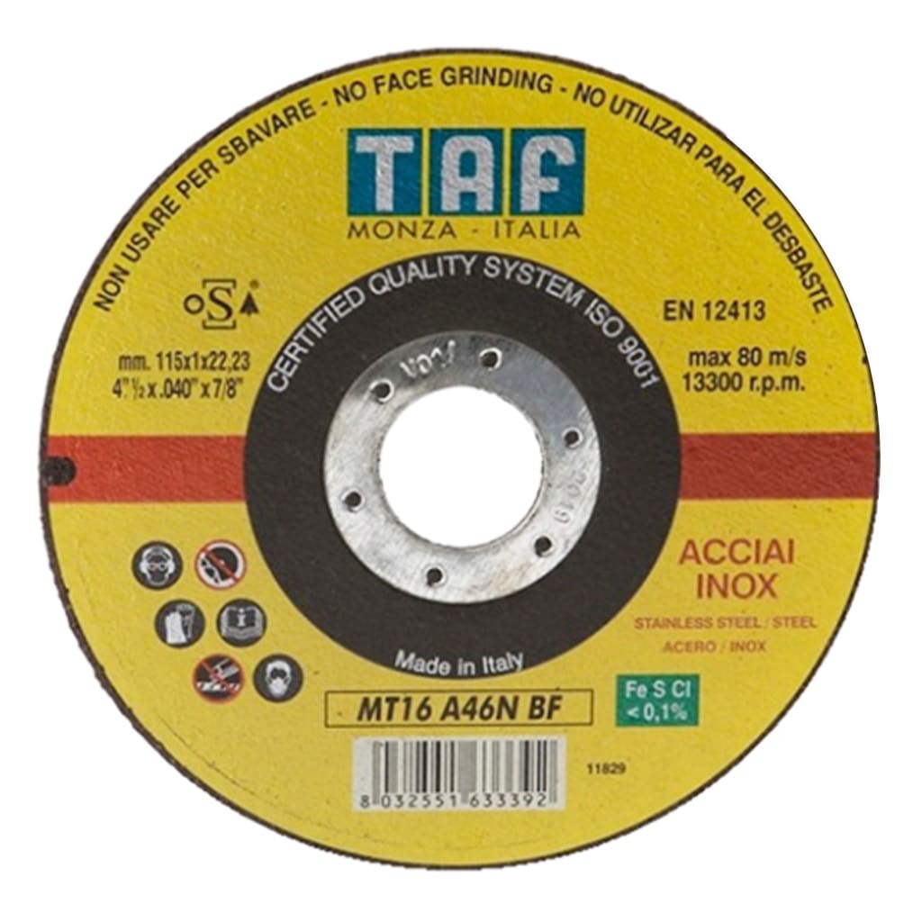 TAF disque à tronçonner MT16 A46N 115 x 1mm