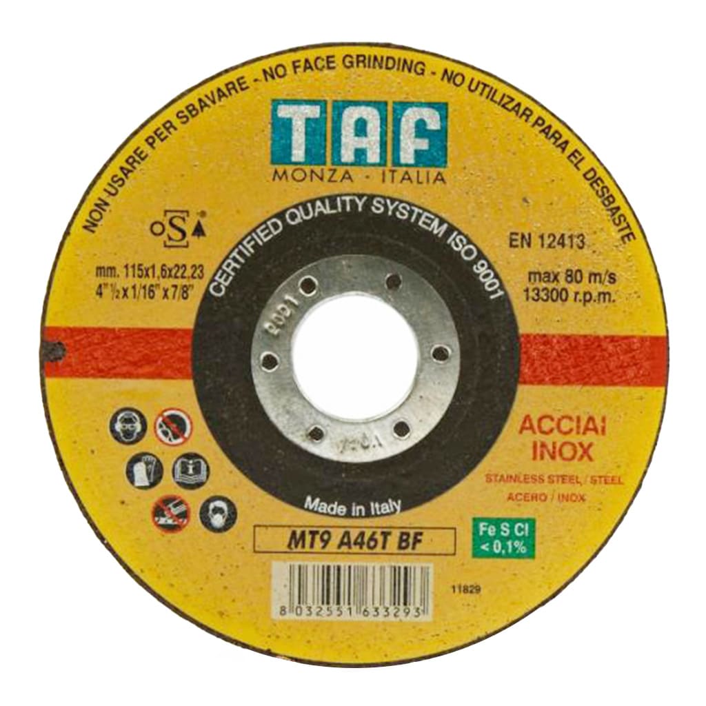 TAF cutting disc MT9 A46T 115 x 1.6mm