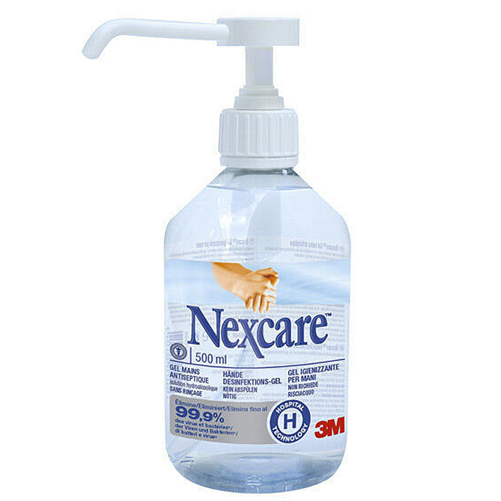 3M NEXCARE gel antiseptique mains 500ml