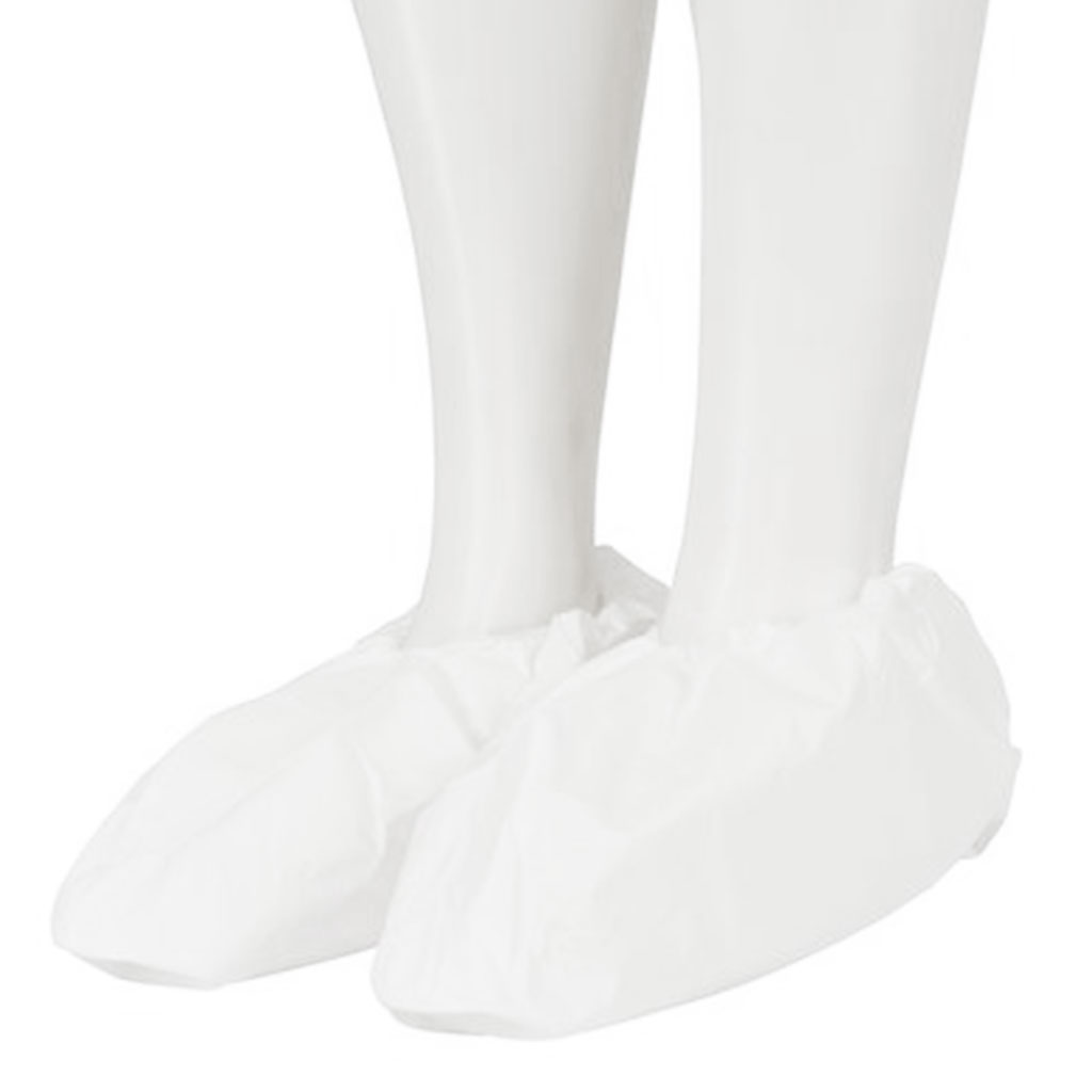 3M 442W white laminated shoes coverall