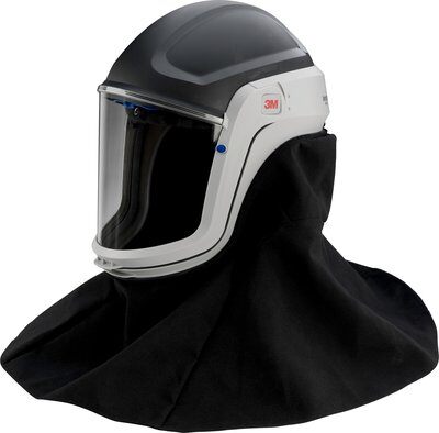 3M M-406 protective helmet with extremely durable veil