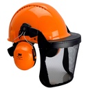 3M G3000NOR casco protettivo arancione con protezione acustica H31