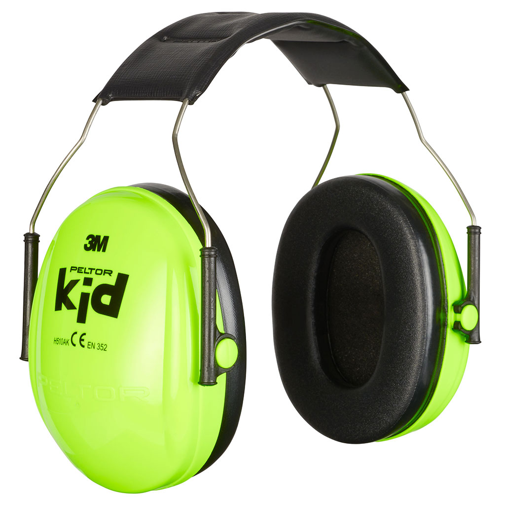 3M PELTOR™ KID H510AKG casque antibruit vert pour enfant, 27dB