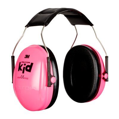 3M PELTOR KID H510AK-442-RE pink noise-canceling headphones for children, 27dB