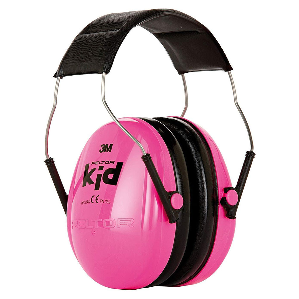 3M PELTOR KID H510AKP Cuffie rosa con cancellazione del rumore per bambini, 27dB