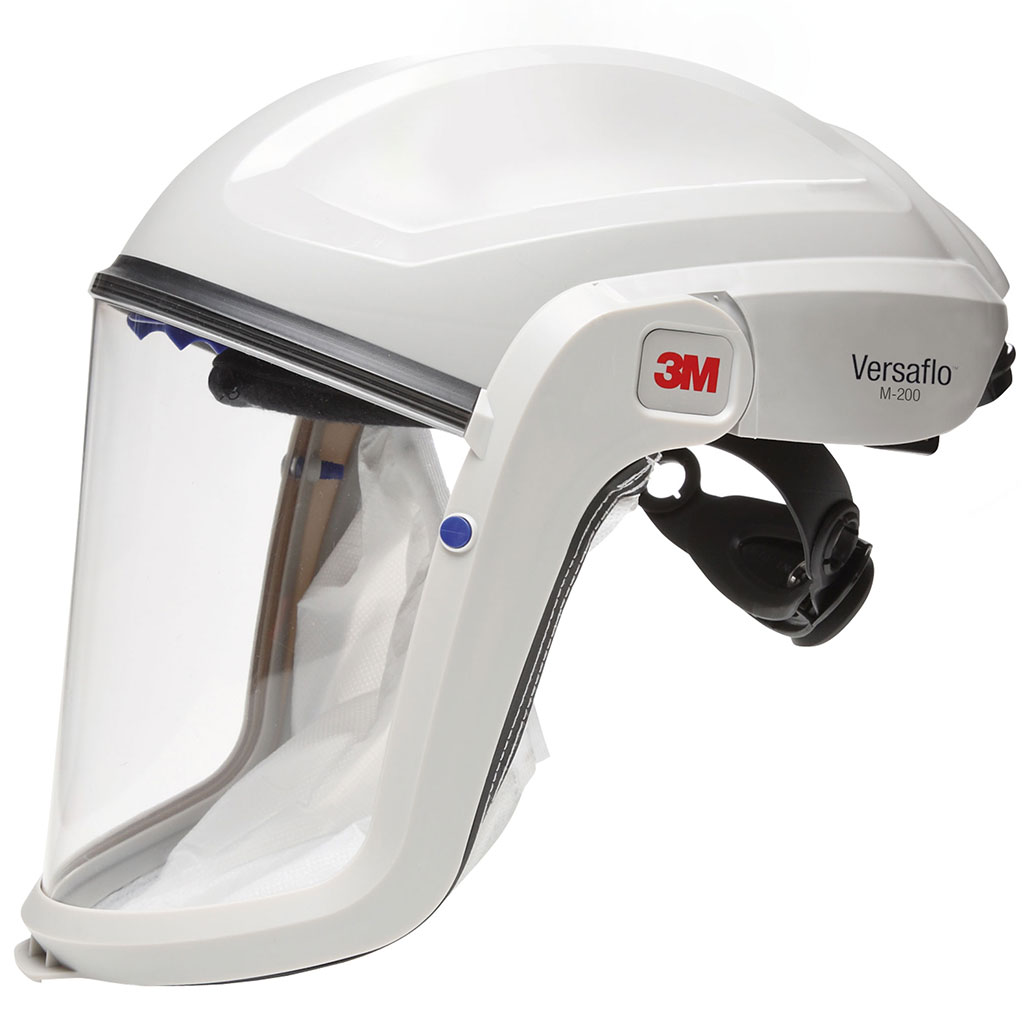 3M M-206 Protective Helmet with Versaflo Face Shield