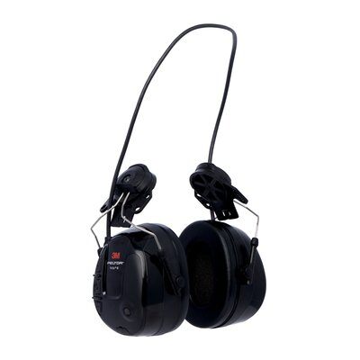 3M PELTOR MT13H221P3E PROTAC III Helmet Mounted Earmuff, Black, 31dB