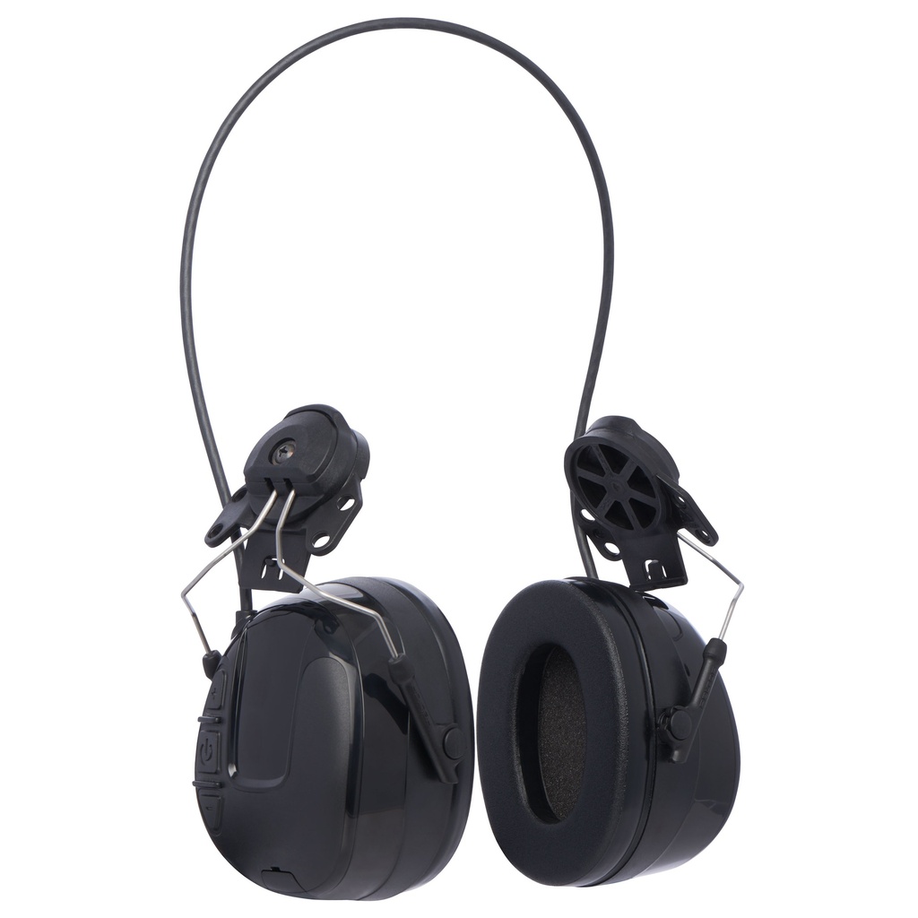 3M PELTOR™ HRXS220P3E WORKTUNES Pro FM radio headset, black, helmet mount, 31dB
