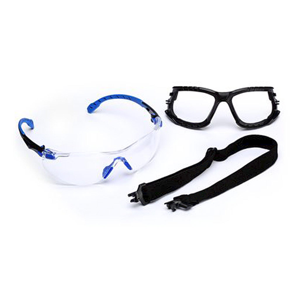 3M Solus 1000 ScotchGuard Safety Glasses, Clear Lens