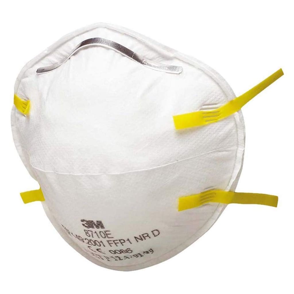 ​​Maschera antiparticolato 3M 8710E senza valvola di espirazione FFP1