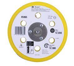 3M 05865 Platorello di supporto Hookit 150mm 6 fori 5/16"