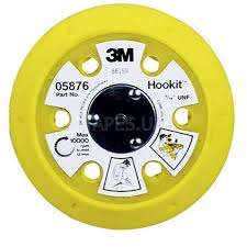 3M 59003 Hookit soft backing pad 150mm 9 holes 5/16"