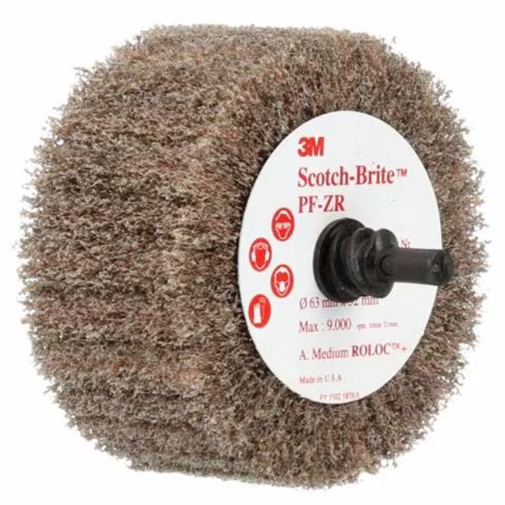 3M PF-ZR 9701 brosse à lamelles A-Medium 63 x 32mm Roloc+